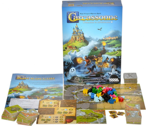 Изображение товара Настольная игра Мир Хобби Каркассон. Туманы и призраки / 50001