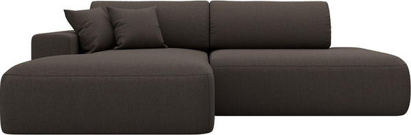 Изображение товара Диван угловой Лига Диванов Лига-036 НПБ Модерн левый / 124698L (рогожка амур коричневый)