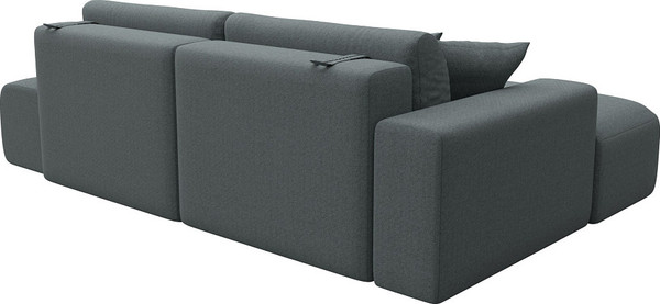 Изображение товара Диван угловой Лига Диванов Лига-036 НПБ Модерн левый / 124700L (рогожка амур серый)