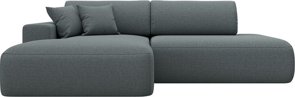 Изображение товара Диван угловой Лига Диванов Лига-036 НПБ Модерн левый / 124700L (рогожка амур серый)