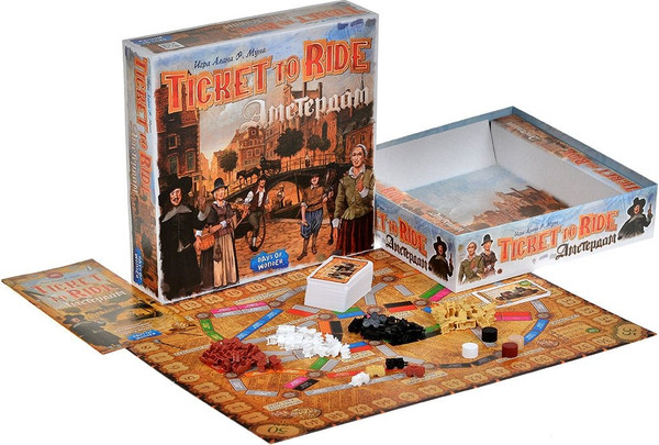 Изображение товара Настольная игра Мир Хобби Ticket to Ride. Амстердам / 952100