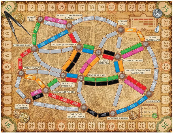 Изображение товара Настольная игра Мир Хобби Ticket to Ride. Амстердам / 952100