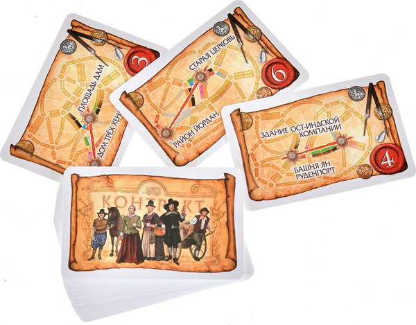 Изображение товара Настольная игра Мир Хобби Ticket to Ride. Амстердам / 952100