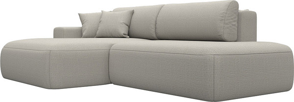 Изображение товара Диван угловой Лига Диванов Лига-036 НПБ Модерн левый / 125472L (рогожка амур бежевый)