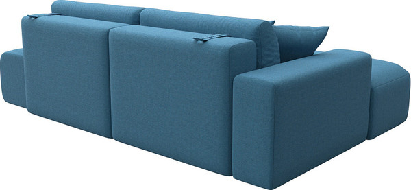 Изображение товара Диван угловой Лига Диванов Лига-036 НПБ Модерн левый / 125473L (рогожка амур голубой)