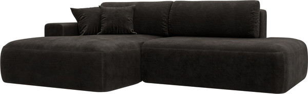 Изображение товара Диван угловой Лига Диванов Лига-036 НПБ Модерн левый / 127768L (велюр Brut 17 коричневый)