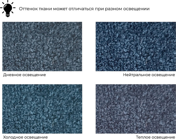 Изображение товара Диван угловой Лига Диванов Лига-036 НПБ Модерн левый / 127776L (велюр Tower 13 синий)