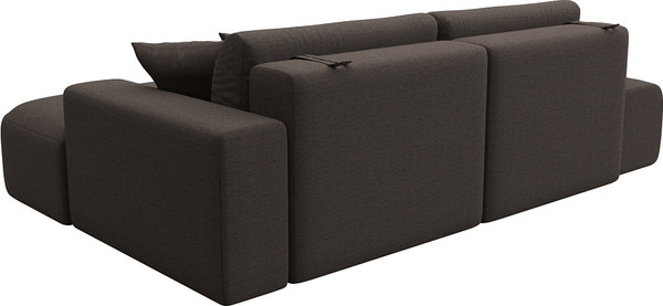 Изображение товара Диван угловой Лига Диванов Лига-036 НПБ Модерн правый / 124698 (рогожка амур коричневый)