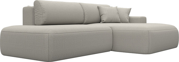 Изображение товара Диван угловой Лига Диванов Лига-036 НПБ Модерн правый / 125472 (рогожка амур бежевый)