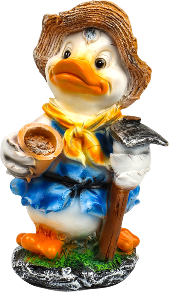 Изображение товара Фигурка для сада Хорошие сувениры Утенок с мотыгой / 1134694