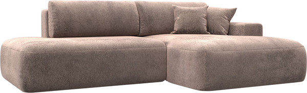 Изображение товара Диван угловой Лига Диванов Лига-036 НПБ Модерн правый / 127775 (велюр Tower 05 бежевый)