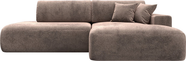 Изображение товара Диван угловой Лига Диванов Лига-036 НПБ Модерн правый / 127775 (велюр Tower 05 бежевый)