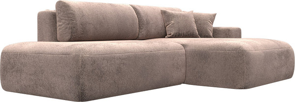 Изображение товара Диван угловой Лига Диванов Лига-036 НПБ Модерн правый / 127775 (велюр Tower 05 бежевый)