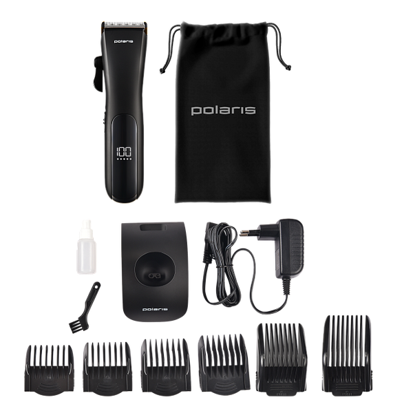 Изображение товара Машинка для стрижки волос Polaris PHC 2500 (черный)
