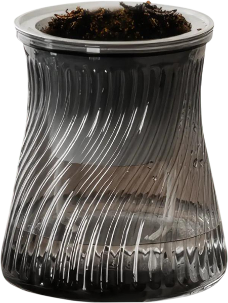 Изображение товара Кашпо BOTANICA Twist (10x13.5см, черный)