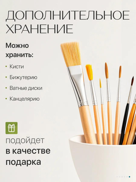 Изображение товара Кашпо BOTANICA Step (11x8.5см, белый)