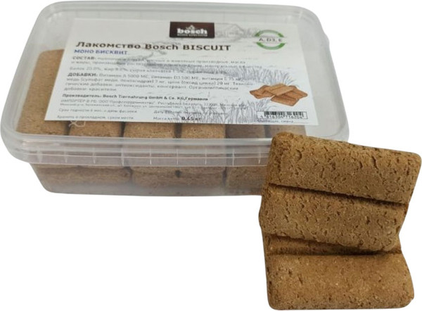 Изображение товара Лакомство для собак Bosch Petfood Mono Biskuit / 32121008 (450г)