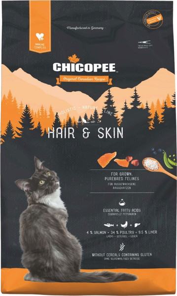 Изображение товара Сухой корм для кошек Chicopee HNL Hair & Skin (400г)
