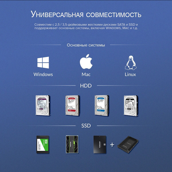 Изображение товара Док-станция для жесткого диска Orico NS200RU3 (черный)