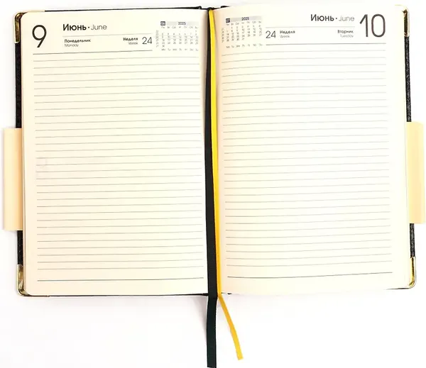 Изображение товара Ежедневник Listoff Grand Croco / ЕКП52617602 (176л, черный)