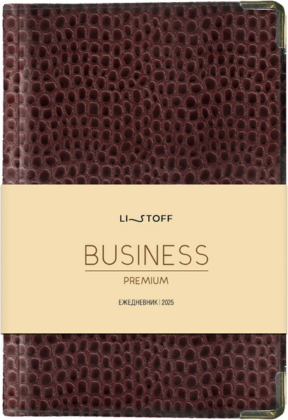 Изображение товара Ежедневник Listoff Lizard / ЕКП52617612 (176л, бордо)