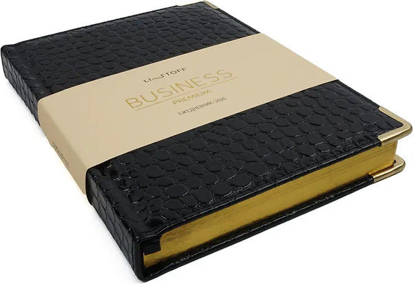 Изображение товара Ежедневник Listoff Lizard / ЕКП52617610 (176л, черный)
