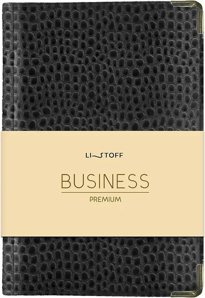 Изображение товара Ежедневник Listoff Lizard / ЕКП52617610 (176л, черный)