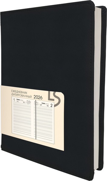 Изображение товара Ежедневник Listoff Maple / ЕКМ52617601 (176л, черный)