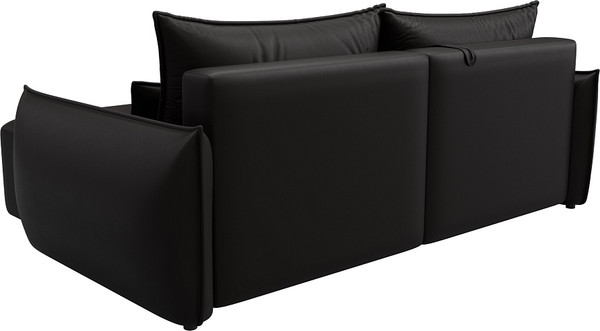 Изображение товара Диван угловой Лига Диванов Лига-051 НПБ универсальный / 129887 (экокожа Grifon 12 коричневый)