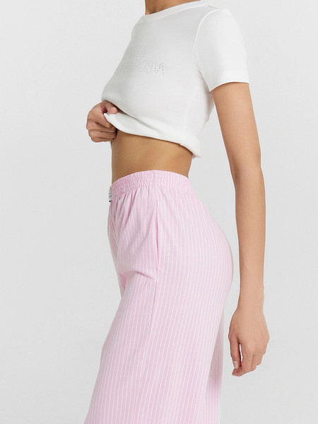 Изображение товара Пижама Mark Formelle 592588 (р.164/170-84-90, белый/бело-розовая полоска)