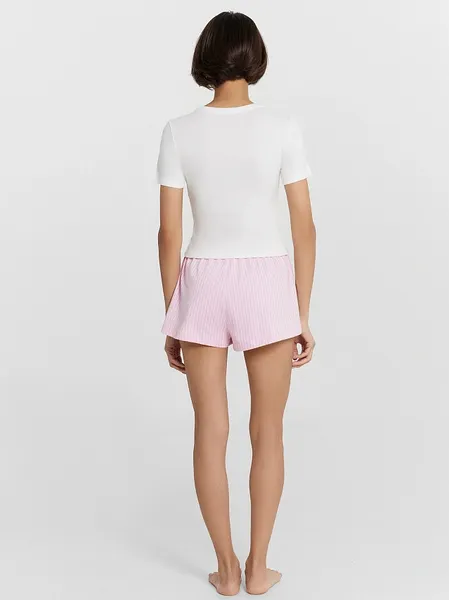 Изображение товара Пижама Mark Formelle 592617 (р.164/170-88-94, белый/+бело-розовая полоска)