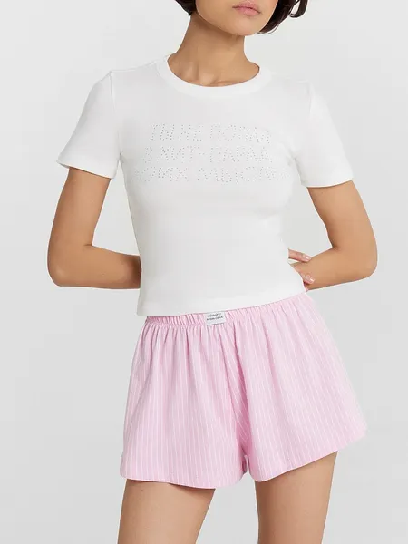 Изображение товара Пижама Mark Formelle 592617 (р.164/170-96-102, белый/бело-розовая полоска)