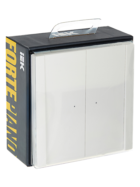 Изображение товара Выключатель IEK Forte&Piano FP-V22-1-10-1-K01 (белый)