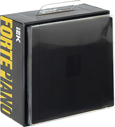 Изображение товара Розетка IEK Forte&Piano FP-K10-2-K02 (черный)