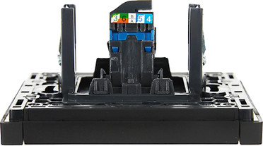Изображение товара Розетка IEK Forte&Piano FP-K10-2-K02 (черный)