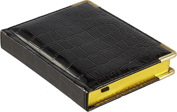 Изображение товара Ежедневник Listoff Grand Croco / ЕКП62617602 (176л, черный)