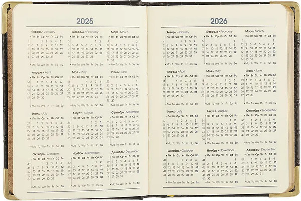 Изображение товара Ежедневник Listoff Grand Croco / ЕКП62617602 (176л, черный)