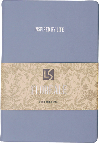 Изображение товара Ежедневник Listoff Floreale. Smoky Sky / ЕКФФ52613601 (176л)