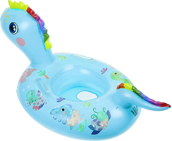 Изображение товара Надувной круг-ходунки Onlytop Динозаврик 9378675 (бирюзовый)
