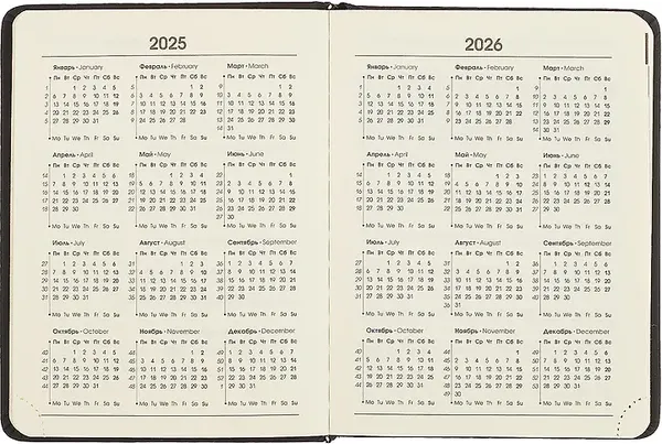 Изображение товара Ежедневник Listoff Paragraph / ЕКП62617613 (176л, черный)