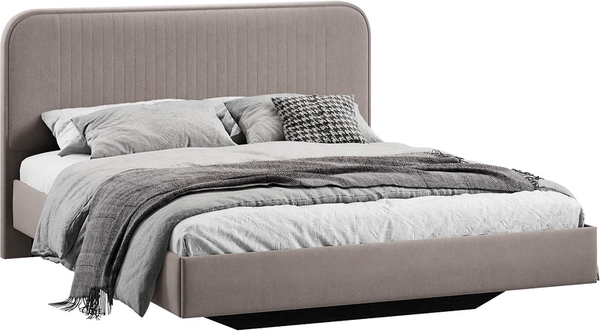 Изображение товара Каркас кровати ТриЯ Тиффани тип 1 140x200 (велюр Мокко темный)