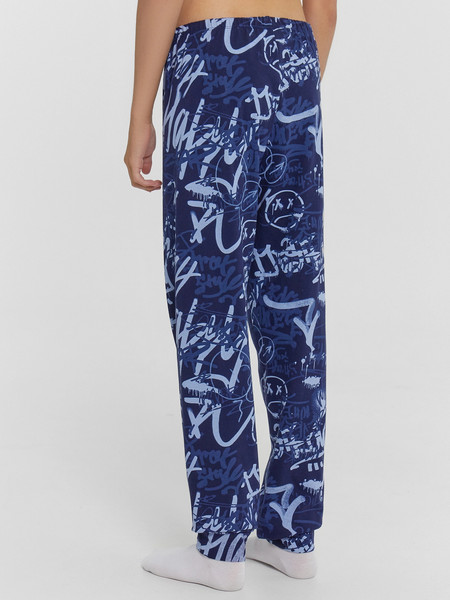 Изображение товара Пижама детская Mark Formelle 563321-1 (р.104-56, граффити на темно-синем)