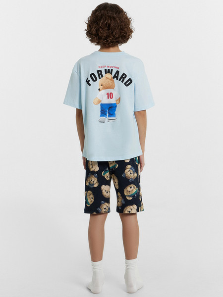 Изображение товара Пижама детская Mark Formelle 563327 (р.146-72, кристалл/мишки на неви)