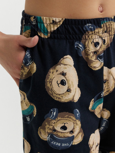 Изображение товара Пижама детская Mark Formelle 563327 (р.152-76, кристалл/мишки на неви)