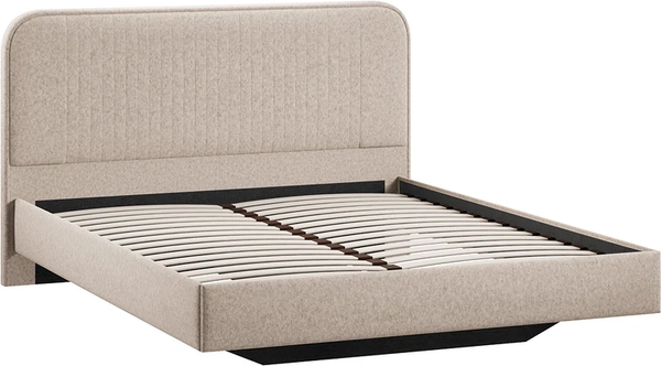 Изображение товара Каркас кровати ТриЯ Тиффани тип 1 140x200 (микровелюр Jercy Cream)