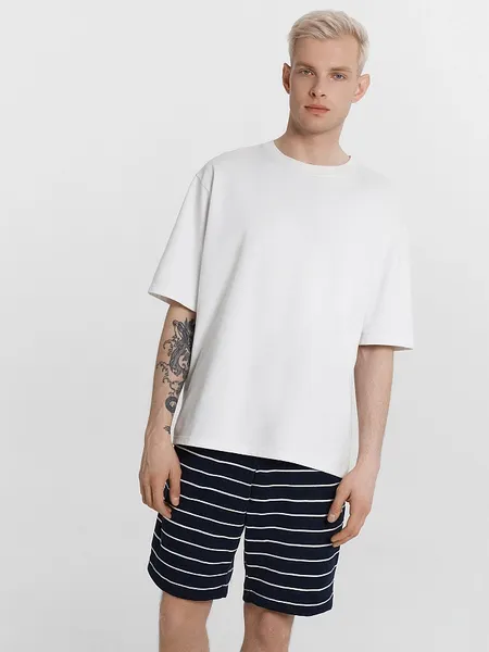 Изображение товара Шорты Mark Formelle 531027 (р.94-170/176, белая-синяя полоска)