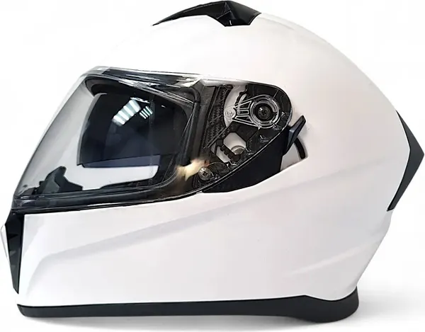 Изображение товара Мотошлем AiM JK320 / 320-007-M (M, белый глянец)