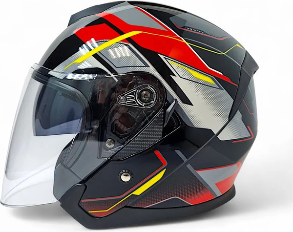 Изображение товара Мотошлем AiM JK526 / 526-013-L (L, Red/Grey/Black)