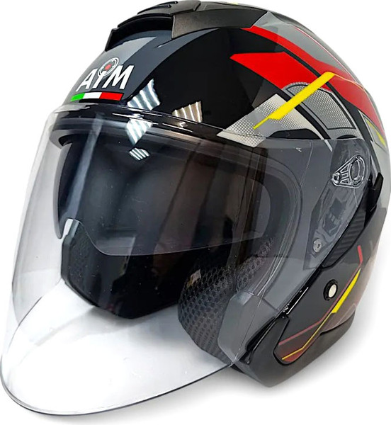 Изображение товара Мотошлем AiM JK526 / 526-013-XS (XS, Red/Grey/Black)