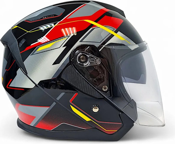Изображение товара Мотошлем AiM JK526 / 526-013-XS (XS, Red/Grey/Black)